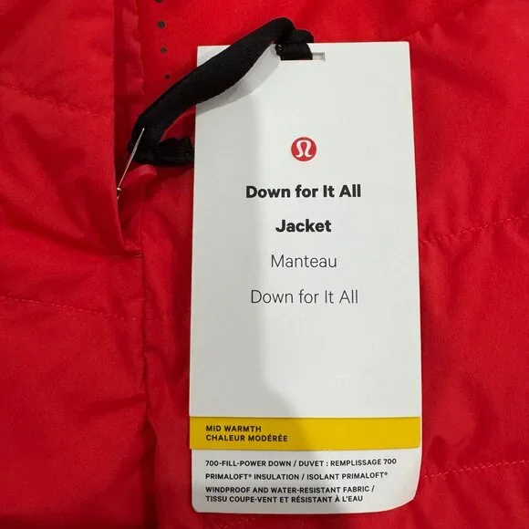 NEW Lululemon Down For It All Jacket Winter Coat - Picture 7 of 7